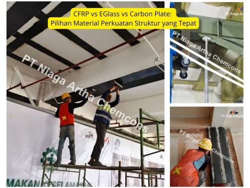 CFRP vs EGlass vs Carbon Plate: Pilihan Material Perkuatan Struktur yang Tepat